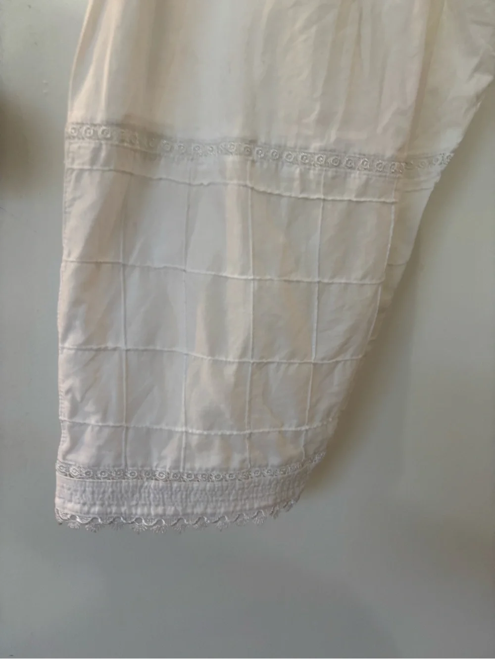 Unbranded Women White Cotton Lace Trim Bloomers Prairie Victorian